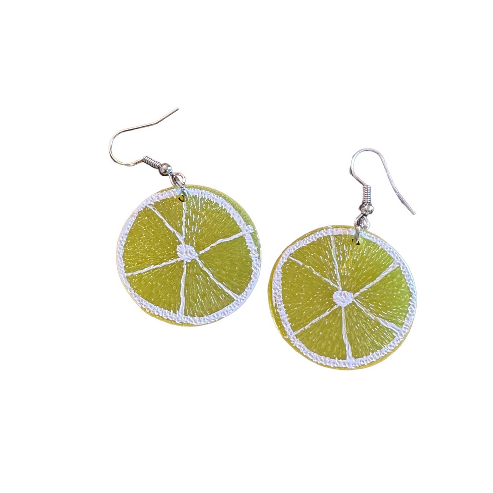 Lightweight Yellow Lemon Drop Earrings